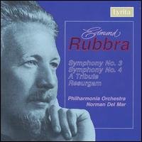 Cover for Rubbra / Pao / Del Mar · Symphonies 3 &amp; 4 (CD) (2006)