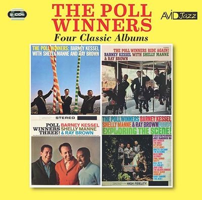 Four Classic Albums - Poll Winners (Barney Kessel / Shelly Manne / Ray Brown) - Musiikki - AVID JAZZ - 5022810341222 - perjantai 3. kesäkuuta 2022