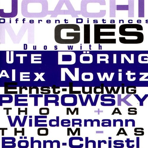 Cover for Joachim Gies · Different Distances (CD) (1999)