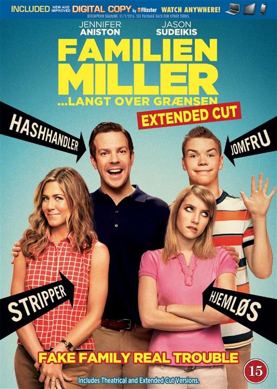 Cover for Familien Miller · Familien Miller - Langt over Grænsen (DVD) (2013)