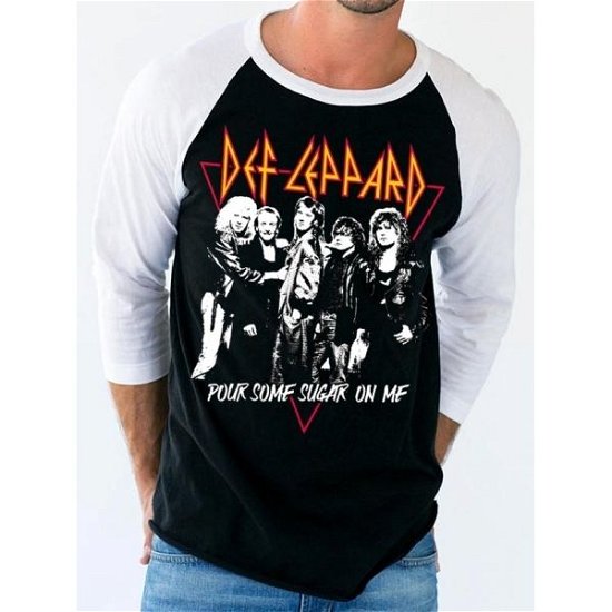 Cover for Def Leppard · Pouring Sugar (Baseball Shirt) (MERCH) [size S]