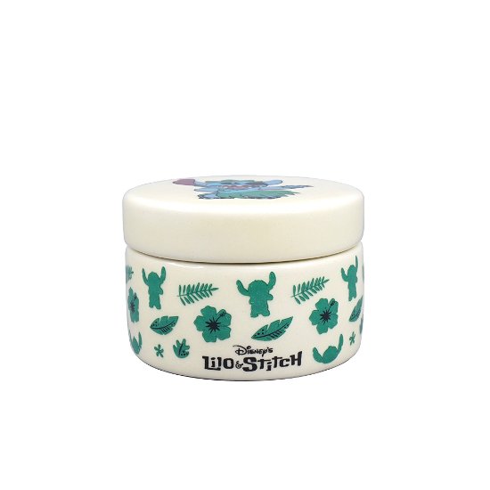 Lilo & Stitch (Box Round Ceramic 6 Cm / Contenitore Ceramica) - Disney: Half Moon Bay - Merchandise -  - 5055453494222 - 