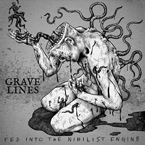 Cover for Grave Lines · Fed Into The Nihilist Engine (LP) [Coloured edition] (2018)