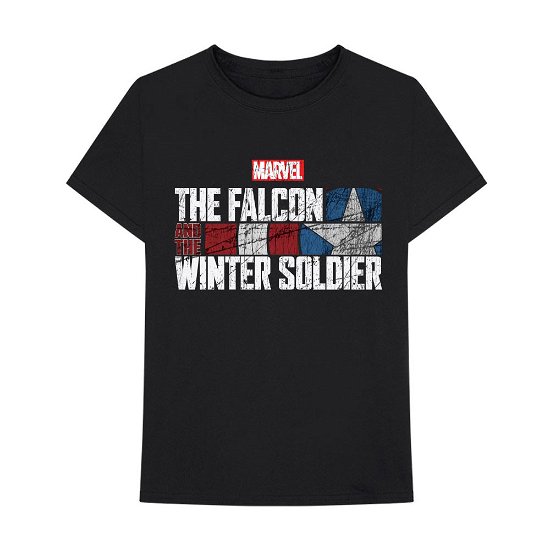 Marvel Comics Unisex T-Shirt: Falcon & Winter Soldier Text Logo - Marvel Comics - Fanituote -  - 5056368689222 - 