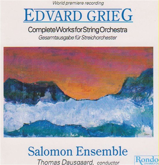 Complete Works for String - E. Grieg - Musik - RONDO GRAMMOFON - 5708773834222 - 9. oktober 1998