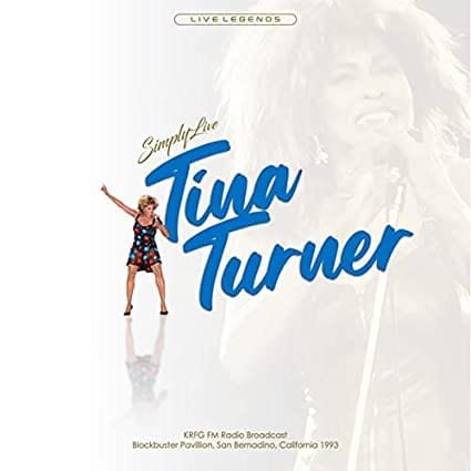 Cover for Tina Turner · Simply Live (Transparent Blue Vinyl) (LP) (2021)