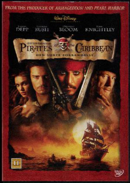 Pirates of the Caribbean 1 - Pirates of the Caribbean - Elokuva - Jerry Bruckheimer - 8717418110222 - sunnuntai 1. lokakuuta 2006