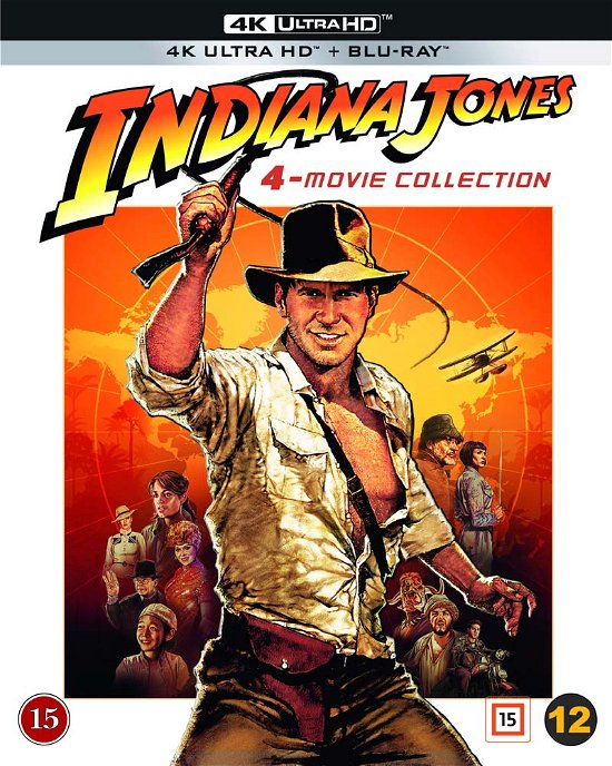 Cover for Indiana Jones · Indiana Jones 4 Movie Collection (4K Ultra HD) (2021)