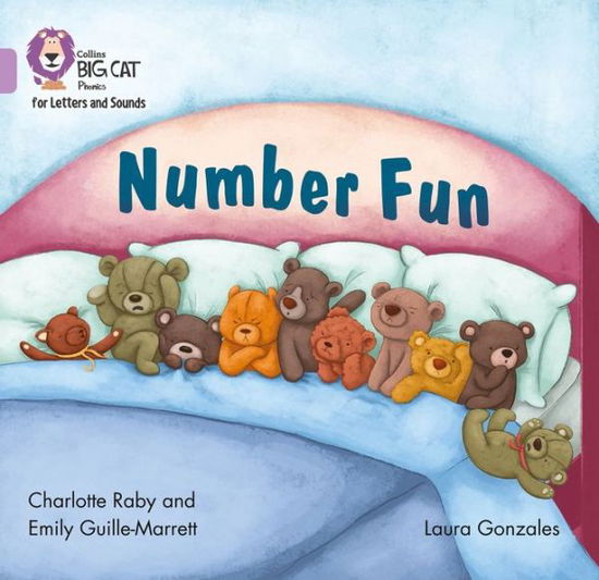 Number Fun: Band 00/Lilac - Collins Big Cat Phonics for Letters and Sounds - Emily Guille-Marrett - Książki - HarperCollins Publishers - 9780008251222 - 8 grudnia 2017