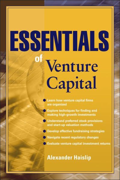 Cover for Alexander Haislip · Essentials of Venture Capital - Essentials Series (Paperback Book) (2010)