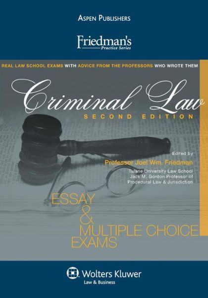 Cover for Friedman · Criminal Law (Book) (2009)