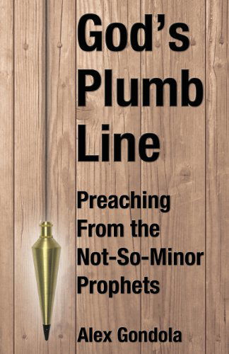 Cover for Alex a Gondola Jr. · God's Plumb Line: Preaching from the Not-so-minor Prophets (Paperback Book) (2013)