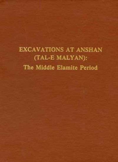 Cover for Elizabeth Carter · Excavations at Anshan (Tal–e Malyan) – The Middle Elamite Period (Hardcover Book) (1996)