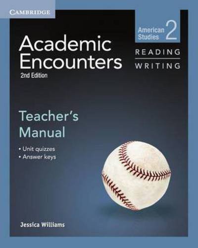 Cover for Jessica Williams · Academic Encounters Level 2 Teacher's Manual Reading and Writing: American Studies (Pocketbok) [2 Revised edition] (2013)