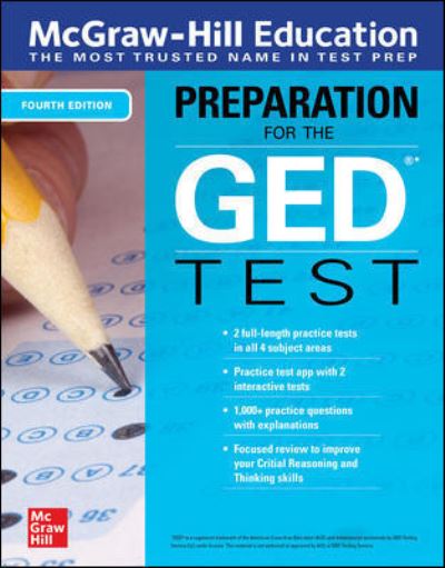 Cover for Mexico McGraw Hill Editores · McGraw-Hill Education Preparation for the GED Test, Fourth Edition (Paperback Book) (2021)