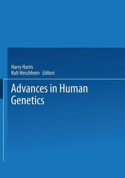 Cover for Harry Harris · Advances in Human Genetics - Advances in Human Genetics (Paperback Book) (2013)