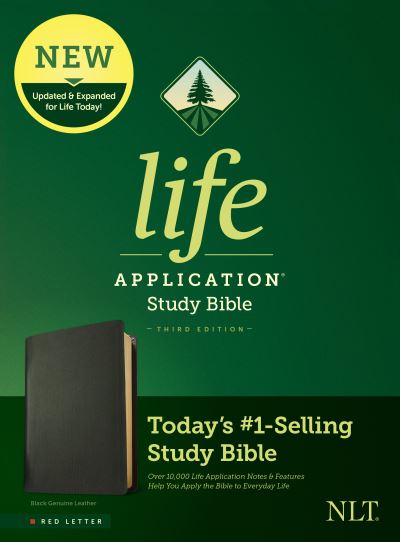 Cover for Tyndale · NLT Life Application Study Bible, Third Edition, Black (Leather Book) (2021)