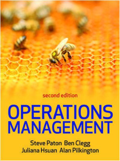 Cover for Steve Paton · Operations Management 2/e (Paperback Book) (2020)