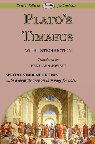 Timaeus (Special Edition for Students) - Plato - Books - Serenity Publishers, LLC - 9781604508222 - August 31, 2010