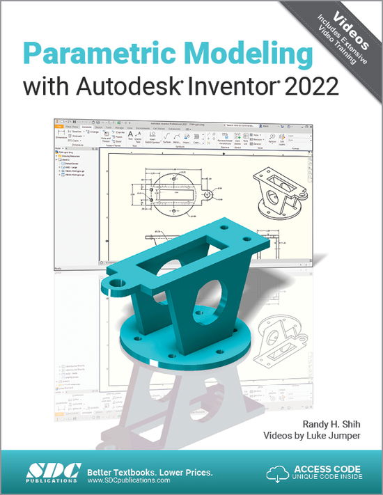 Cover for Randy H. Shih · Parametric Modeling with Autodesk Inventor 2022 (Pocketbok) (2021)