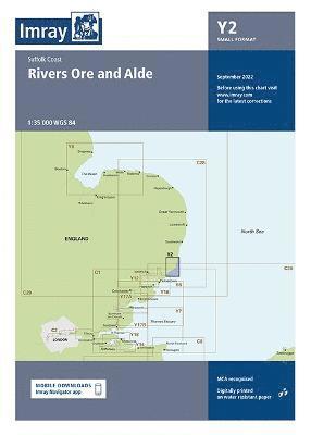 Imray Chart Y2: Rivers Ore and Alde - Y Series - Imray - Kirjat - Imray, Laurie, Norie & Wilson Ltd - 9781786794222 - maanantai 31. lokakuuta 2022