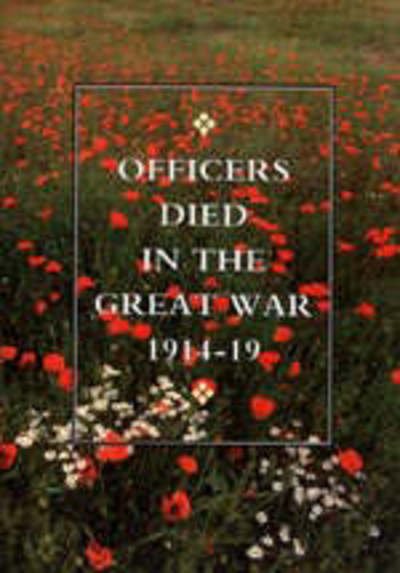 Cover for Hmso · Officers Died in the Great War 1914-1919 (Taschenbuch) [New edition] (2002)