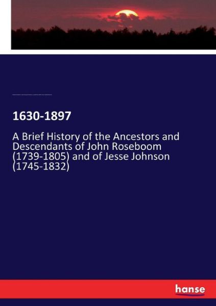 Cover for Roseboom · 1630-1897 (Bog) (2018)