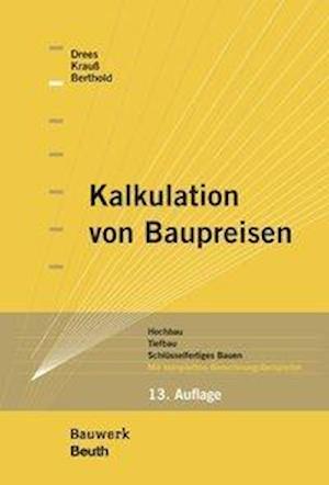 Cover for Berthold · Kalkulation von Baupreisen (Book)