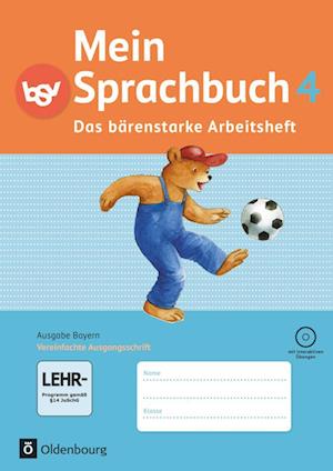 Cover for Sandra Duscher · Mein Sprachbuch 4. Jahrgangsstufe. Das bärenstarke Arbeitsheft. Ausgabe Bayern (Paperback Bog) (2016)