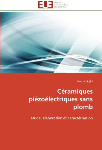 Cover for Hamza Lidjici · Céramiques Piézoélectriques Sans Plomb: Étude, Élaboration et Caractérisation (Paperback Book) [French edition] (2018)