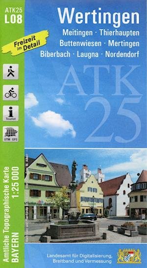Cover for LDBV Bayern · Wertingen 1:25 000 (Kort) (2021)