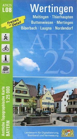 Cover for LDBV Bayern · Wertingen 1:25 000 (Kartor) (2021)