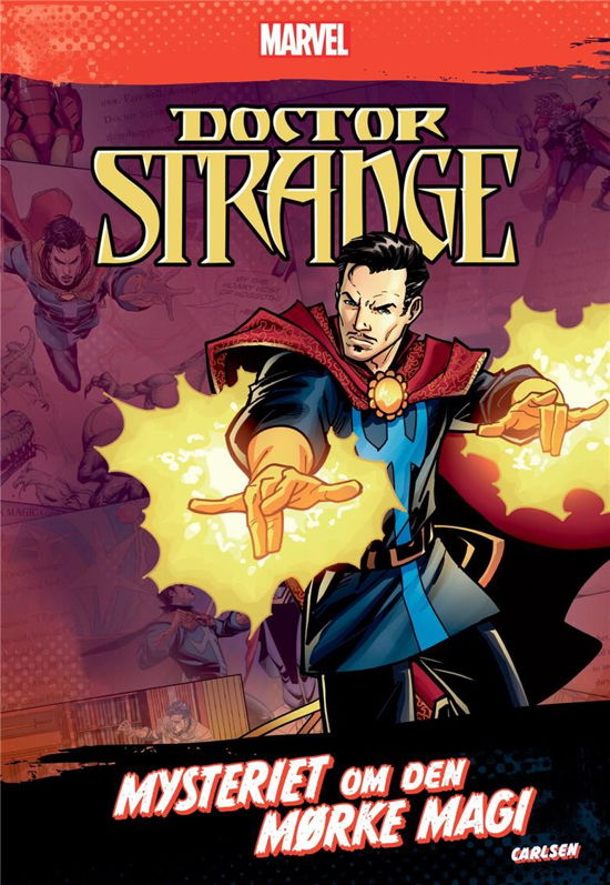 Cover for Marvel · Mighty Marvel: Doctor Strange - Mysteriet om den mørke magi (Inbunden Bok) [1:a utgåva] (2023)