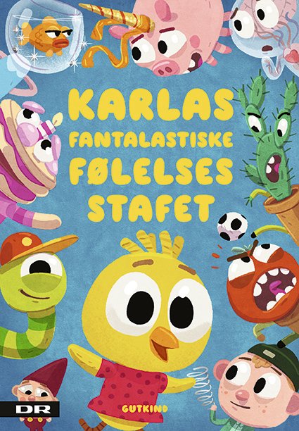 Cover for Karlas fantalastiske klasse: Karlas fantalastiske følelsesstafet (Indbundet Bog) [1. udgave] (2024)