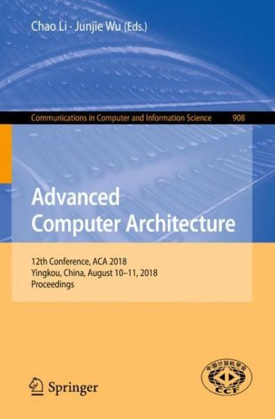 Cover for Advanced Computer Architecture (Book) [1st ed. 2018 edition] (2018)