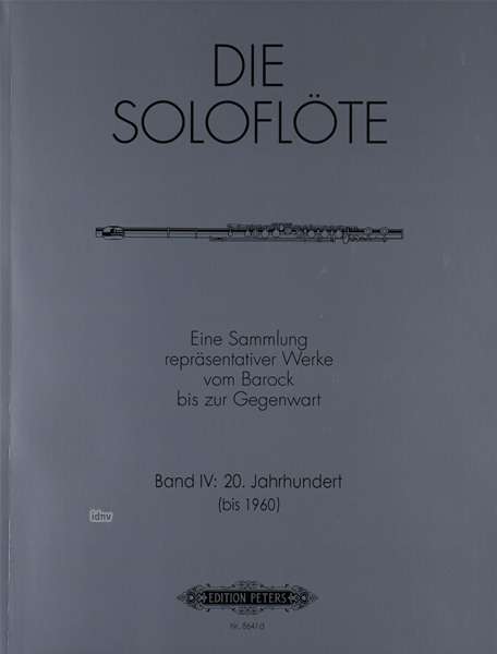 Cover for Verschiedene · Die Soloflöte, Band 4: 20. (Book) (2022)