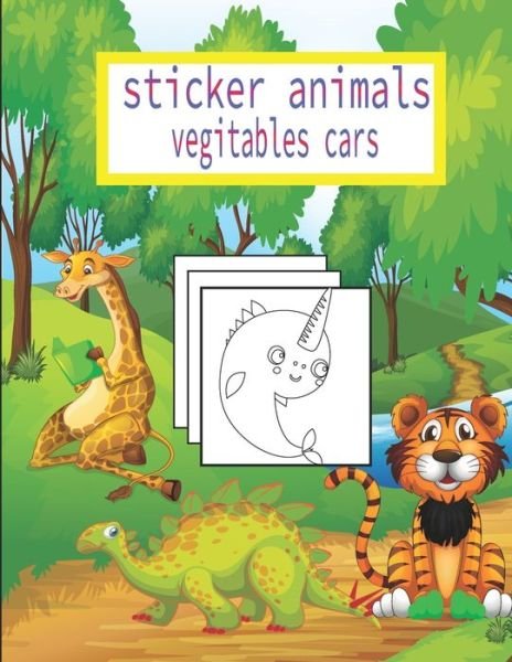 Cover for Ahrirot Hamoda · Sticker Animals Vegitables Cars (Pocketbok) (2021)