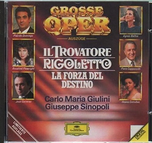 Cover for Verdi · Il Trovatore\rigoletto\forza Del Destino (CD)