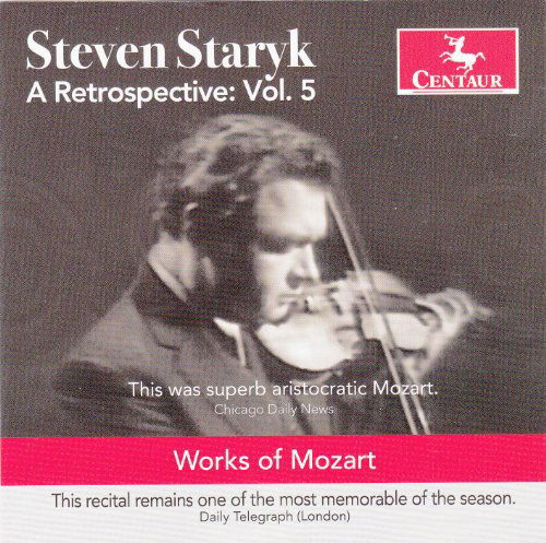 A Retrospective Vol.4 - Steven Staryk - Musiikki - CENTAUR - 0044747322223 - perjantai 7. heinäkuuta 2017