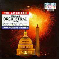 Cover for American Orchestral Music (CD) (1990)