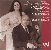 Cover for Catherine &amp; Joseph Malfitano · Duets For Voice &amp; Violin (CD) (2008)