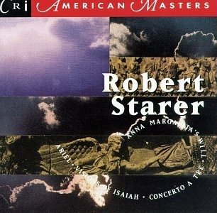 Cover for Various Artists · Starer Robert: Concerto A Tre For Clarinet Trumpet &amp; Trombone Joseph Rabbai Gerard Schwar (CD) (2017)