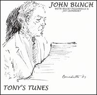 Cover for John Bunch · Tony's Tunes (CD) (2003)