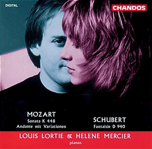Mozart / Schubert / Lortie / Mercier · Sonata for 2 Pianos / Fantasy in F (CD) (1994)