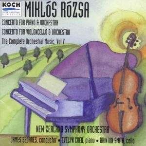 Cover for Miklos Rozsa · Concertos for Piano &amp; Cello (CD) (1998)