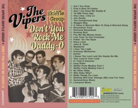 Vipers Skiffle Group · Dont You Rock Me Daddy-O (CD) (2022)