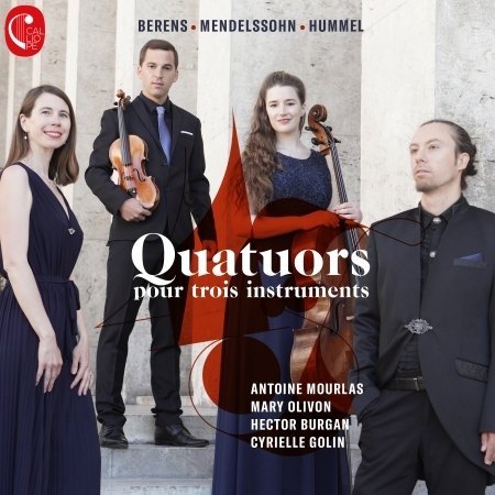 Cover for Antoine Mourlas / Mary Olivon / Hector Burgan / Cyrielle Golin · Quatuors Pour Trois Instruments (CD) (2022)