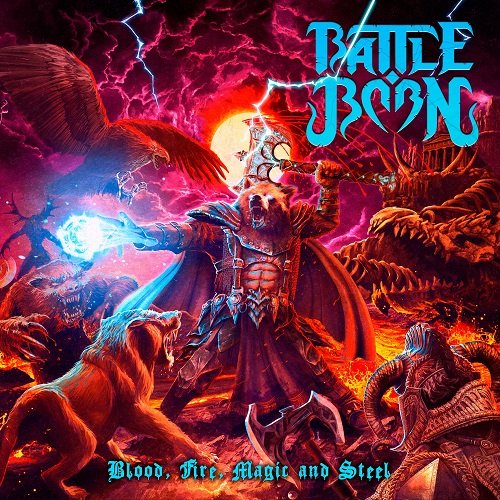 Cover for Battle Born · Blood, Fire, Magic And Steel (CD) (2023)