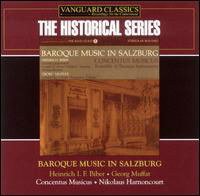 Cover for Harnoncourt / Concentus Musicus Wien · Baroque Music in Salzburg - Armonico tributo 7 Sonatas etc. Vanguard Classics Klassisk (CD) (2006)