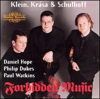 Klein / Krasa & Schulhoff Forbidden Music - Daniel Hope - Music - NIMBUS RECORDS - 0710357570223 - 2018